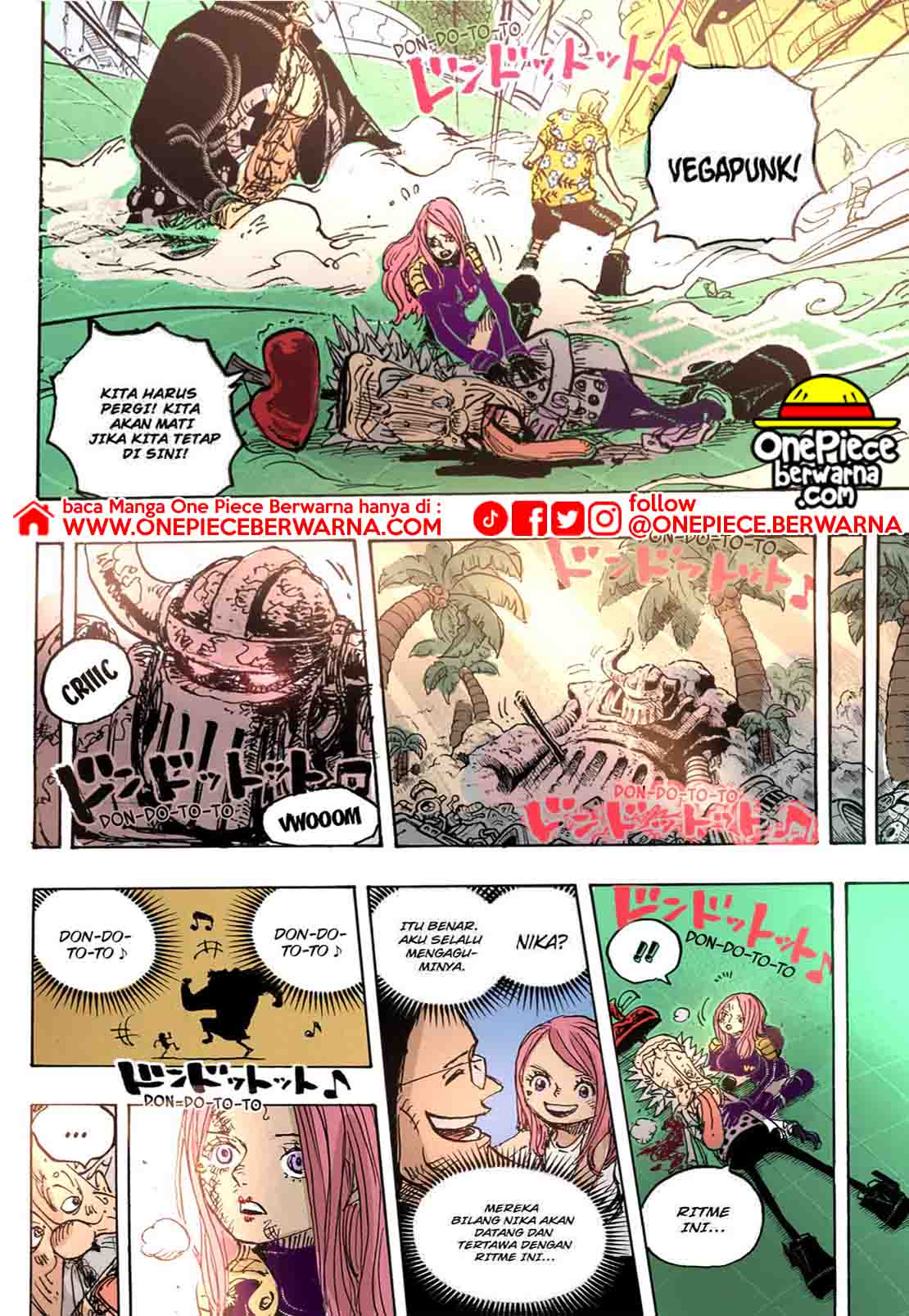 Baca manga komik One Piece Berwarna Bahasa Indonesia HD Chapter 1106